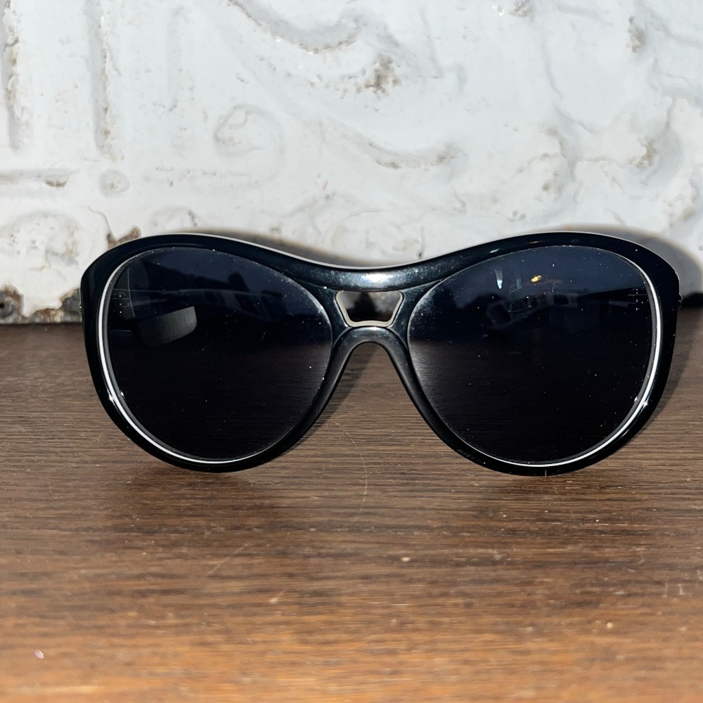 Oakley VACANCY OO2014-06 Black-Stripes/Grey Polarized Sunglasses